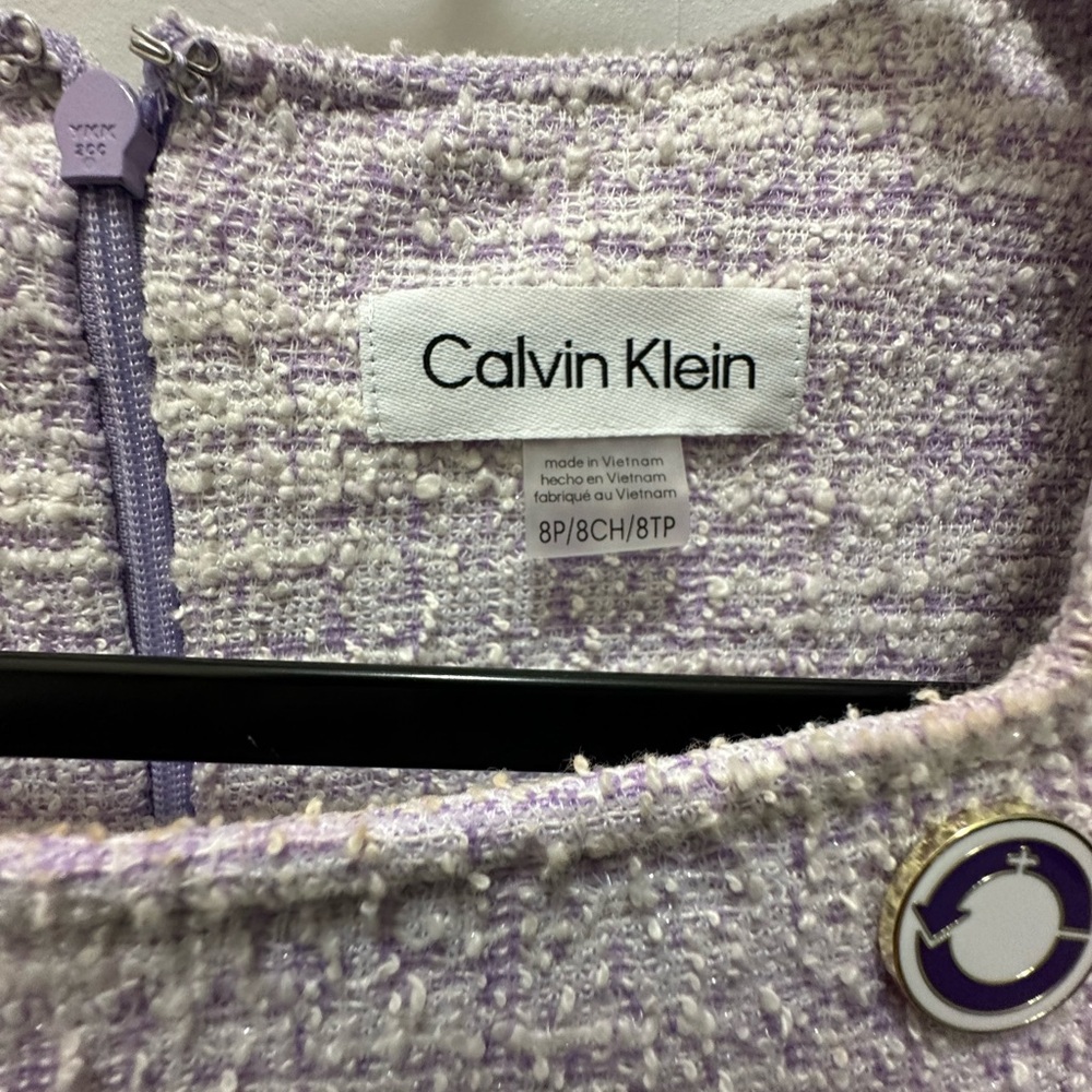 Calvin Klien  Purple Dress size 8 Petite